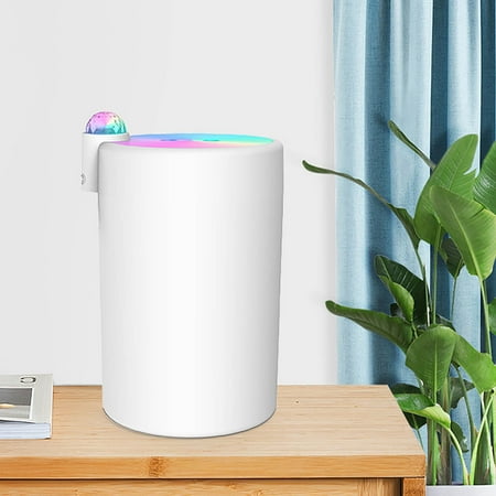 

Humidifiers For Bedroom 2L Cool Mist Humidifier For Bedroom USB Portable Desk Humidifier Quiet Humidifier With 2 Mist Modes And 7-Color Light