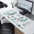 thumbnail image 2 of Long Mouse Pads for Desk,Colorful Dinosaurs THIAGO Cacti Pattern Desk Mats on Top Of Desks, Desk Mouse Pad Extra Large with 3mm Non-Slip Base and Stitched Edge for Gaming,Office,Work,Home 31.5"x11.8", 2 of 6
