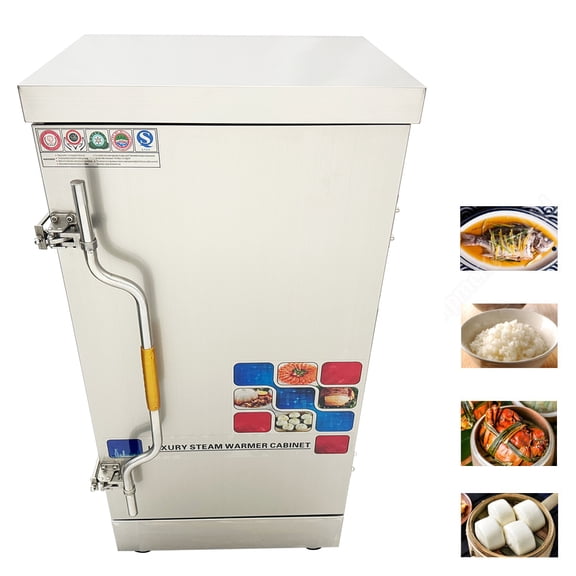 12 Trays Commercial Electric/Gas Steam Warmer Cabinet