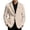 Khaki, variant on IWRICH Men's Carnival Strip Printed Corduroy Blazer Mardi Gras Casual Plus Size Suit Jacket Rave Holiday Party Stage Coat Yellow XL