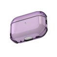 thumbnail image 2 of for AirPods Pro 2019 Case Clear with Lanyard Ring Buckle, Luxury PC Transparent Drop Protective Anti-Yellow Anti-Scratch Cover Skin Friendly Women Men Charging Case - Purple, 2 of 5