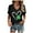 Black, variant on Womens Athletic Tops Women's V Neck T Tech Pack Striped Tee Women Tees Lightweight for Women Summer Shirts for Long Sleeve Shirt Sleeve Pack Tops Summer Large Elbow Space Shirt Black M