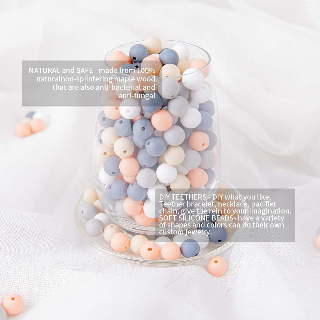 DIY Silicone & Maple Necklace Kit - Large – Alexa Organics LLC - Natural  Baby Products