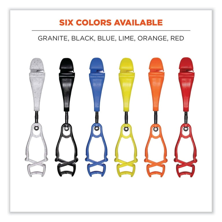 Squids 3420 Dual Clip Swivel Glove Clip Holder, 1 x 0.6 x 5.5, Acetal Copolymer, Granite, Ships in 1-3 Business Days Squids 3420 Dual Clip Swivel Glove Clip Holder, 1 x 0.6 x 5.5, Acetal Copolymer, Granite, Ships in 1-3 Business Days