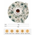 thumbnail image 6 of 13 Inch Round Placemats Set of 6, Watercolor Dandelion Non Slip Heat Insulation PP Table Mats, Spring Floral Botanical Vintage Beige Washable Place Mats for Kitchen Dining Party Table Decor, 6 of 7