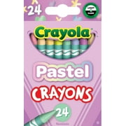 Crayola 24 Ct Pastel Crayons, Easter Basket Stuffers, School Supplies, Art Supplies, Beginner Child