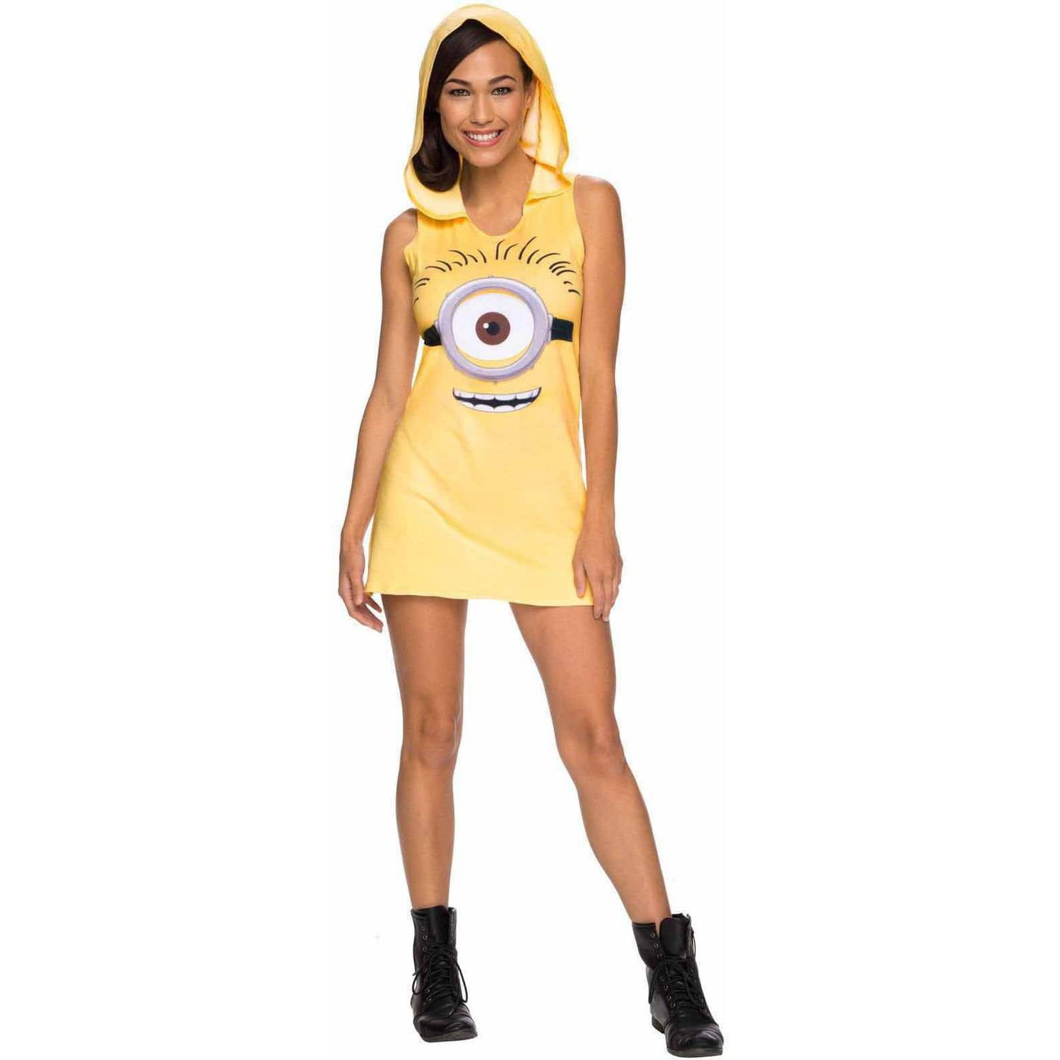 Goggles Female Despicable Me 2 Lady Minion Costume Licensed Womens Fancy Dress 