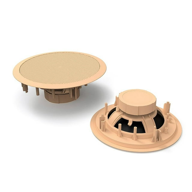 Pyle 250W 8" Round Flush Mount In Wall/In Ceiling Home Speakers, 1 Pair