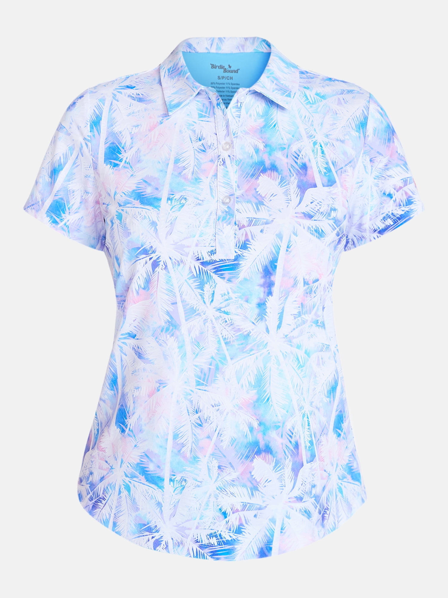 Birdie Bound Women’s Thanya Polo Shirt with Short Sleeves, Sizes XS-XXL