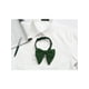 thumbnail image 5 of INSPIRAR CHIC Corbatas de moño de terciopelo unisex preatadas formales de color sólido, cuello verde profundo, 5 of 5