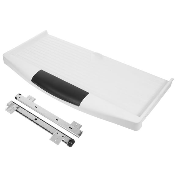 MLINS Ergonomic Keyboard Tray Adjustable Bracket Slide Out Keyboard Tray for Office Desk Heavy Duty Computer Keyboard Stand for Desktop