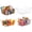 Clear, variant on 4 Pack Storage Organizer Bins, Large Plastic Cabinet Organizer with Handle, Clear Storage Containers for Bathroom,Office,Kitchen,Fridge,Closet,Pantry (12"x 8.5"x 5.1")
