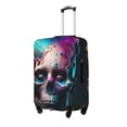 thumbnail image 2 of Fotbe Modern Abstract Colorful Skull B Luggage Cover Protector,Suitcase Protector,Scratch and Dirt Resistant,Fits 18-32 Inch Luggage-Medium, 2 of 9
