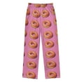 thumbnail image 2 of FORMRS Kids Pajama Pants with Pockets Size 11-12Y Boys Lounge Sleep Bottoms, Pink Doughnuts, 2 of 8