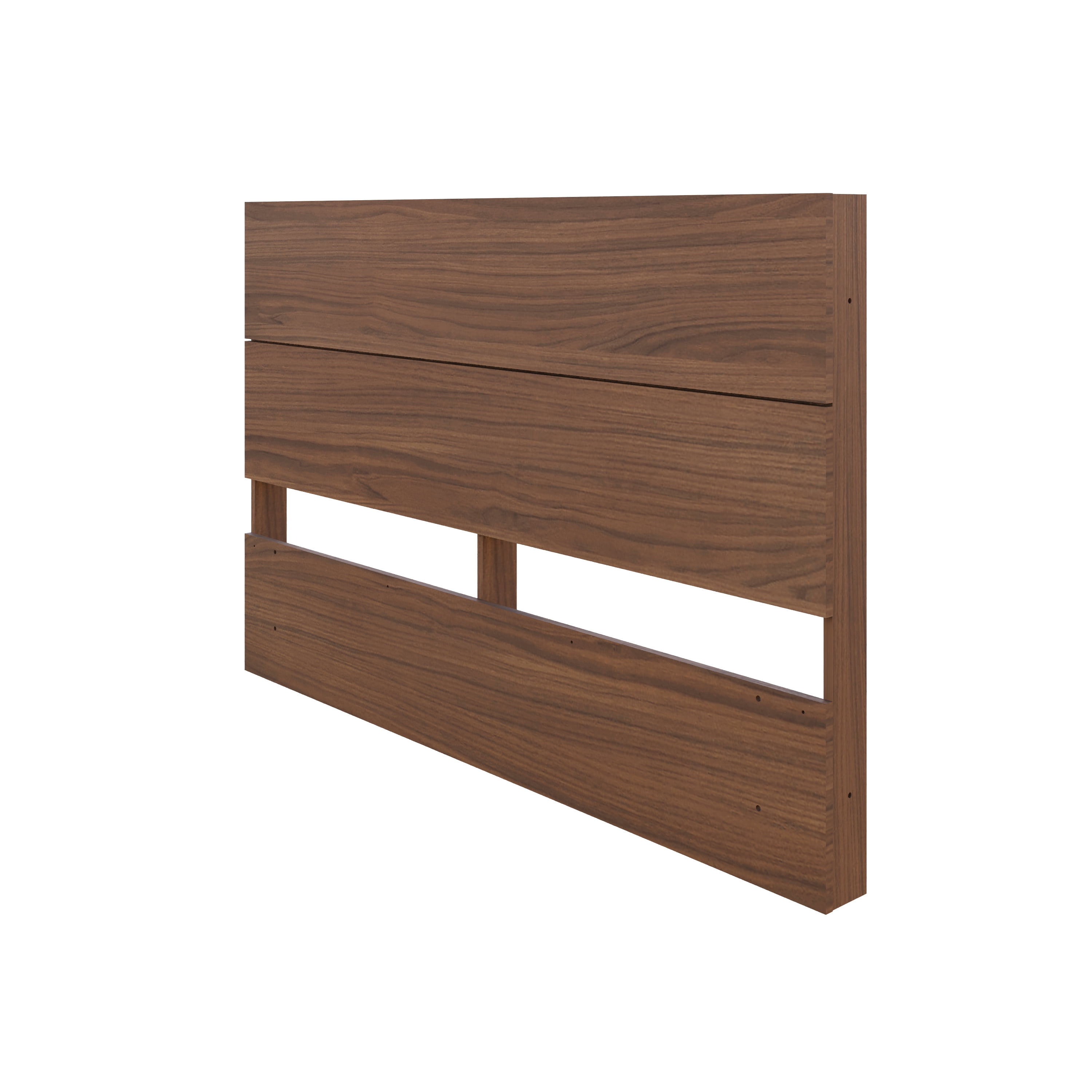 Nexera Queen Size Panel Wood Headboard, Walnut