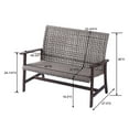 thumbnail image 2 of Vineyard Collection outdoor set Armchair, Loveseat and Coffee Table, 2 of 4