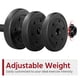 thumbnail image 5 of Juego de mancuernas Yaheetech de 20,6 kg, ajustable, 44 libras, peso libre, 5 of 9