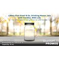 thumbnail image 4 of 10 Libbey Handle Mason Jars with Lids Set, 16 oz. - Traditional style, Drinking, Glassware - Black, 4 of 5