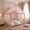 Pink-butterfly, variant on Iridescent Star Bed Canopy Curtain,59"x118"Sheer Mesh Fairy Canopy for Girls Twin Full Bed,Princess Room Decor