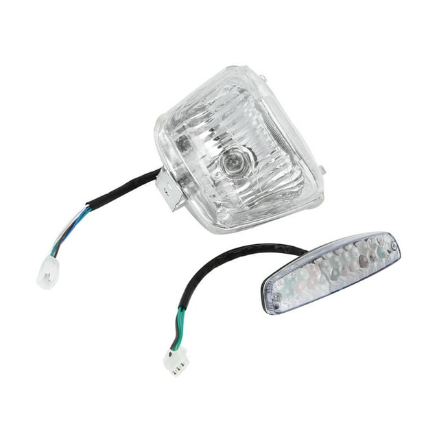 Lámpara de luz trasera de 12 V estilo dinosaurio, apta para quads de 50 cc, 70 cc y 110 cc, motos de cross y ATV.
