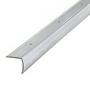 M-D Building Products 43742 1-1/8 In. X 1-1/8 In. X 96 In. Silver Aluminum Stair Edging