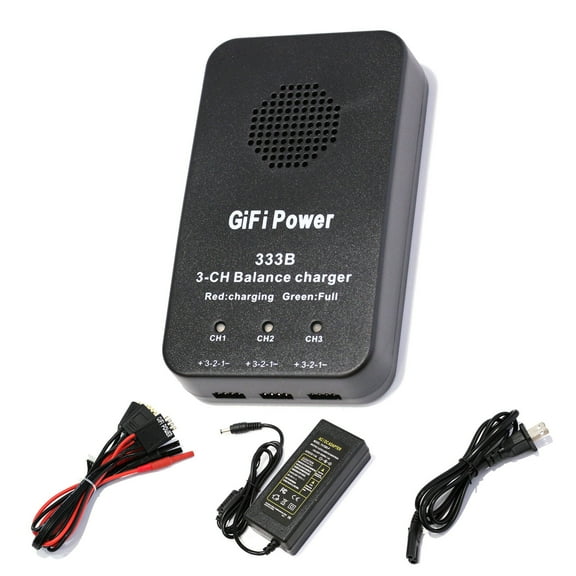 MaximalPower 3-in-1 Battery Balance Fast Charger for Yuneec Breeze LiPo RC Drone Battery | 45-Minute Charging with Plug-and-Play Function 3 Battery Simultaneous for Quick Charge (Charger ONLY)