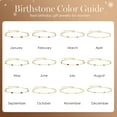 thumbnail image 5 of CDE Birthstone Bracelets for Women 925 Sterling Silver Simple Zircon Bracelets Birthday Anniversary Jewelry Gift Best Gift Fine Packing Gift Box, 5 of 9