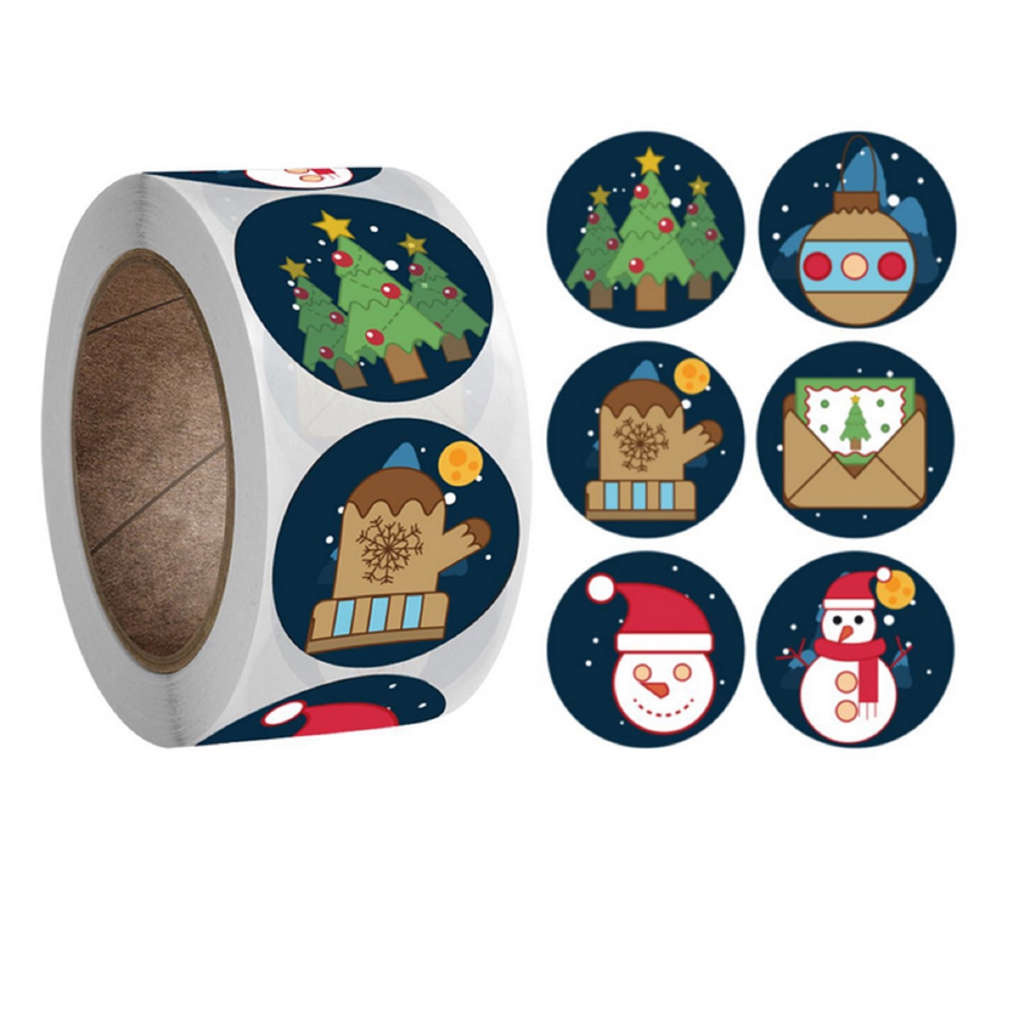 LSFYSZD Christmas Wall Sticker, Mini Cartoon Patterns Print Decals