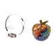 thumbnail image 5 of Portabotellas de hierro, estante, estatua de nórdico, exhibición roja, organizador de metal, esculturas de frutas, figurita, obra de arte cole, 5 of 8