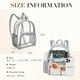 thumbnail image 4 of Mochila transparente de PVC plateado aprobada por Missnine Stadium, 4 of 6