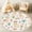 Color 2, variant on Washable Non Slip 3ft Round Rug for Kids Room Nursery Cute Llama, Cute Alpaca Rustic Floral Elements Pastel Colors Carpet for Bedroom Playroom Tent Rug
