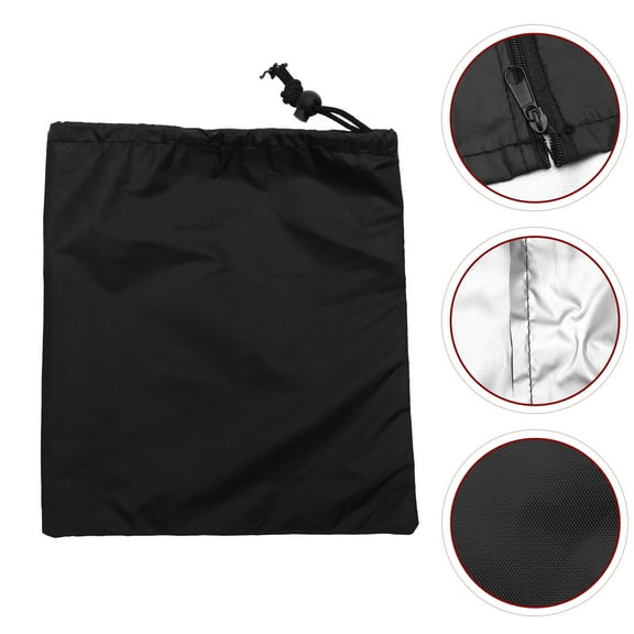 YSNOOWE 1Pcs Foldable Black Oxford Cloth Bird Cage Cover for Cold Weather .37X18.86X17.29in