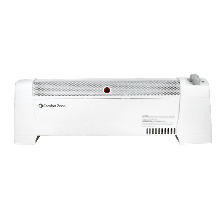 Comfort Zone, Heater Convection Baseboard, White