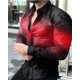 thumbnail image 1 of Camisa de lujo de moda para hombre, camisa de solapa de un solo pecho, camisa casual de lunares con estampado 3D, camisa de manga larga, cárdigan hawaiano para hombre, 1 of 6