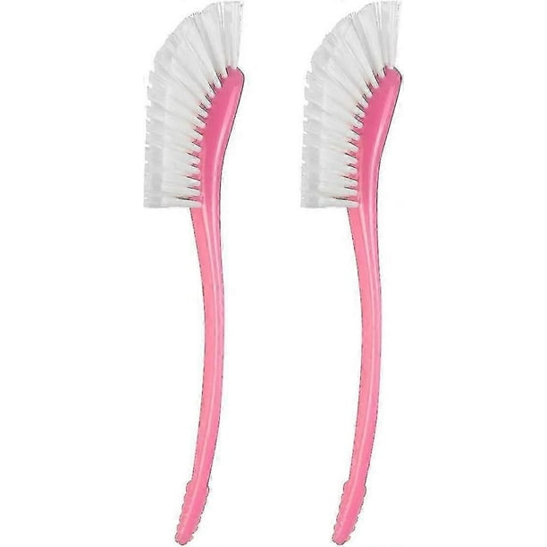 2 Pcs Bottle Long Handle Brush Pot And Pan Cleaning Brush Long Cleaning Water Bottle Back Scrubber Long Handled Wash Brushes-pink