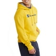 thumbnail image 3 of Champion Men's Powerblend Fleece Graphic Script Logo Pullover Hoodie, up to Size 2XL, 3 of 6
