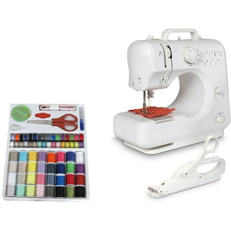 Michley Desktop Sewing Machine & Accessories 3-Piece Value (Best Value Sewing Machine For Beginners)