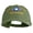 Olive, variant on U.S. Air Force Roundel Veteran Embroidered Washed Solid Pigment Dyed Cotton Twill Brass Buckle Cap - Black OSFM