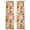 White Orange, variant on Watercolor Floral Sheer Curtains 96 Inch Length 2 Panels Set Window Treatments, Spring Poppy Daisy Flowers Botanical Beige Rod Pocket Semi Curtains for Living Room/Bedroom/Kitchen, 104"W x 96"L