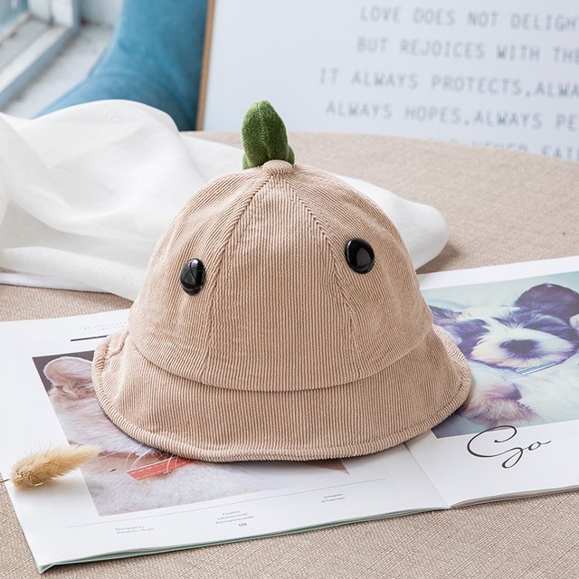 Gorro de pescador para bebé, de otoño e invierno, bonito gorro de dinosaurio para niño, gorro de sol de moda para niña, MZ8263