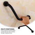 thumbnail image 3 of BESTYASH 1Set 16.9in Non-Rusting Toilet Safety Handrail for Elderly in Black, 3 of 8