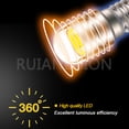 thumbnail image 5 of Ruiandsion E10 Base LED Upgrade Bulb 2W 3V Warm White Replacement for Lamps Flashlights Torch Light Bulbs 2pcs, 5 of 6