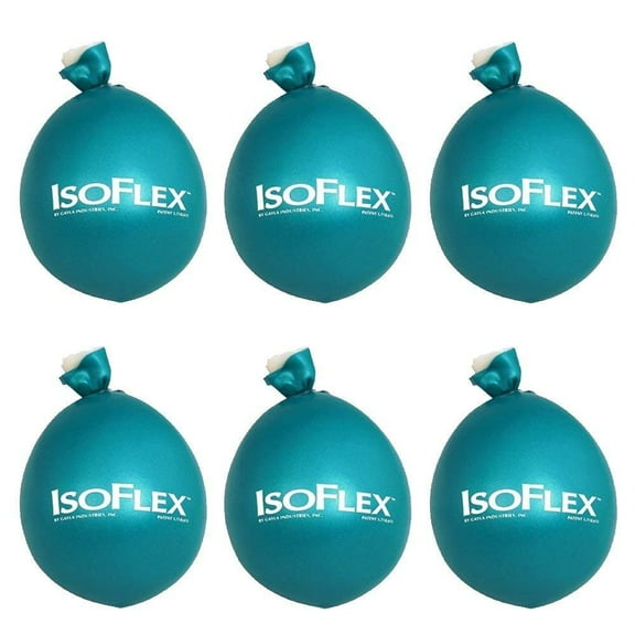 IsoFlex Teal Stress Ball Hand Massager 6 Pieces