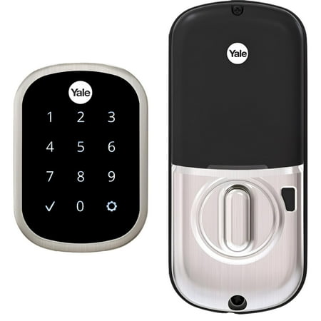 Yale - Assure Smart Lock Wi-Fi Replacement Deadbolt with App/Keypad/Key Access - Satin Nickel