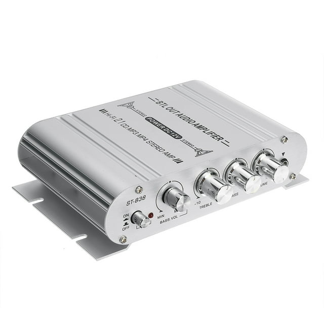 Mini Digital Buthtooth Car Power Amplifier Class D Subwoofer 2.1CH 40W 2x20W Hi-Fi MP4 Stereo Booster DVD Home BASS Audio Player ,High Sound