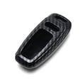 thumbnail image 5 of Gloss Finish Black Carbon Fiber Pattern Hard Shell Key Fob Cover Case, For 2019-up Audi A6 A7 E-Tron A8 Q8, 3-Button Smart Key Fob, 5 of 8