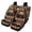 Aztec Bear, variant on Qpednta Aztec Bear Car Seat Covers Full Set 4 Pcs Car Interior Decor Front & Rear Seat Covers Soft Breathable Seat Protector Universal Automotive Seat Cover Accessories