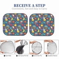 thumbnail image 6 of Fotbe Cartoon Space 2-Piece Car Windshield Sun Shade | Sun Blocker for Car Windshield | Foldable Automotive Interior Accessories for Sun Protection-Large, 6 of 7