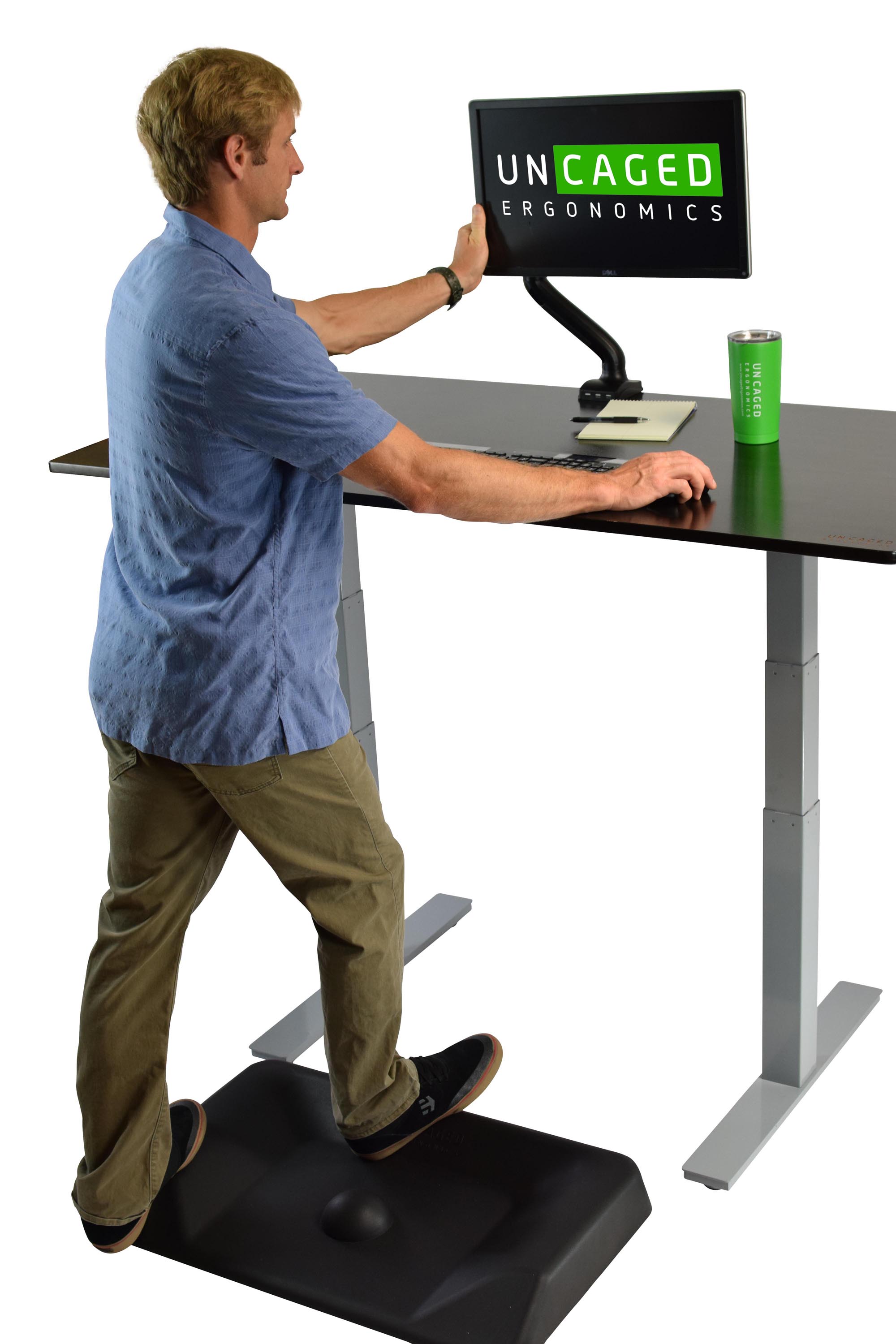 Active Standing Desk Mat Not Flat Ergonomic Anti Fatigue Mat For