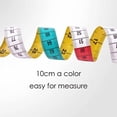 thumbnail image 4 of Tape Measure with Snap 60 inch/150cm Fabric Sewing Cloth Knitting Dual Sided Soft Multicolor Closure Tailor, 4 of 5